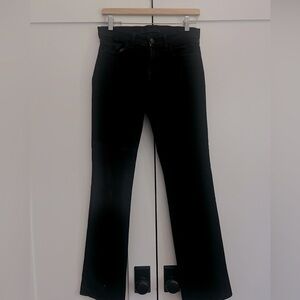 J Brand straight leg, stretch denim jean. Style: 805. Color: Jett - Size: 28